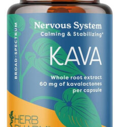 Extrato De Raiz De Kava Da Herb Pharm Para Reduzir O Estress