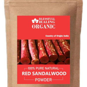 Pó De Sândalo Vermelho Orgânico De Cura Abençoada 100% Puro