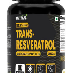 Cápsulas De Resveratrol De Nutrija Trans 250mg - 99,5% De Su