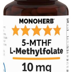 Monoherb L-metilfolato 5-mthf 10 Mg - 90 Cápsulas Vegetarian