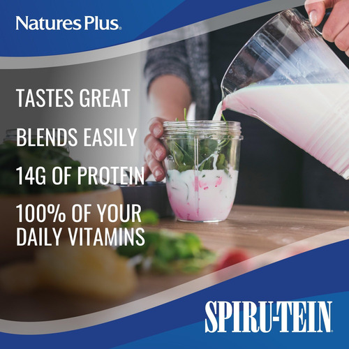 Naturesplus Spiru -tein Protein Powder Feal - Morango - 8 Pa - Imagem 3