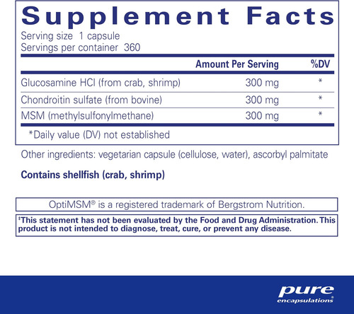 Encapsulações Puras Glucosamina Condroitina Com Msm - Apoia - Imagem 2