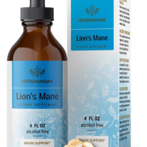 Extrato Líquido De Juba De Leão Herbamama - Gotas De Cogumel