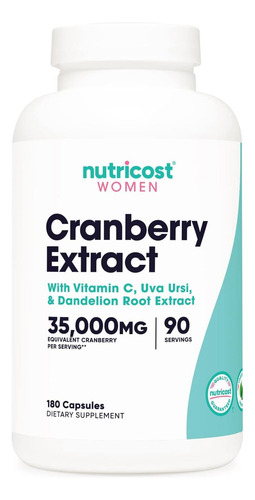 Extrato De Cranberry Nutricost Para Mulheres (equivalente A