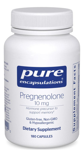 Pure Encapsulations Pregnenolona 10 Mg - Suporta Memória E E
