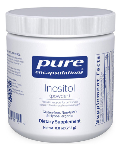 Inositol De Encapsulações Puras (pó) | Suplemento Para Apoia