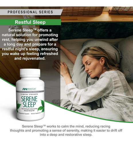Vitality C American Nutriceuticals - Sleep Serene Sleep Aid - Imagem 5