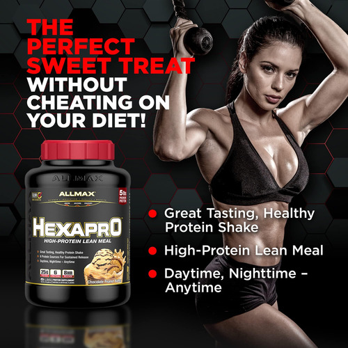 Allmax Hexapro, Baunilha Francesa - 2 Lb - 25 Gramas De Prot - Imagem 3