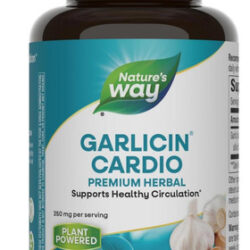 Natures Way Garlicin Cardio, Premium Herbal, Suporta Circula
