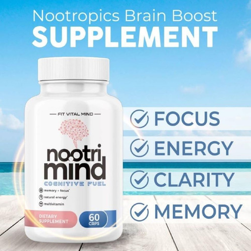 Suplementos Cerebrais Para Memória E Foco, Suporte Nootrópic - Imagem 2