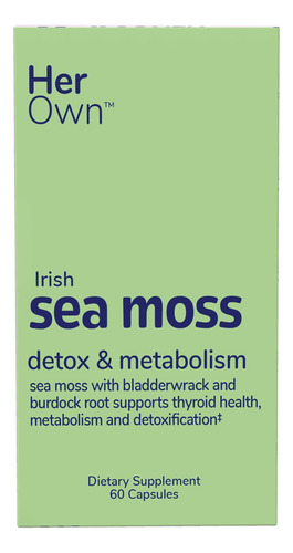 Suas Próprias Cápsulas De Musgo Do Mar Da Irlanda, Raiz De B