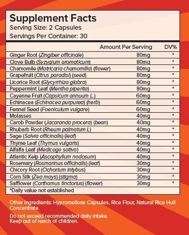 Pci Restore Herbal Remedy- Detox Gi Totalmente Natural, Filt - Imagem 4