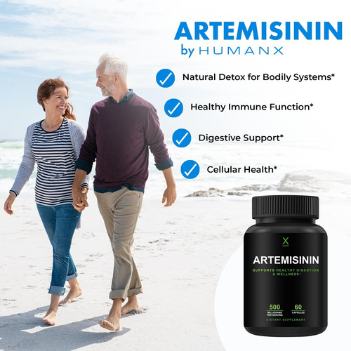 Humanx Artemisinina 500 Mg - Suporta Envelhecimento Saudável - Imagem 3