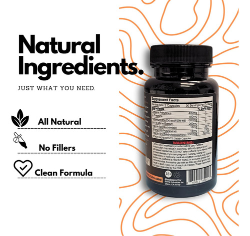 Quero Pílulas De Energia Extrema | 400mg Cafeína | 600 Mg De - Imagem 4