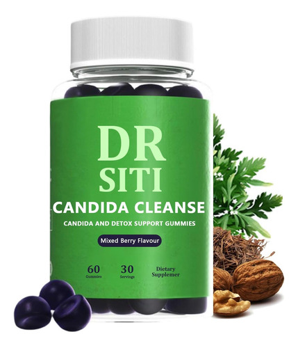 Dr. Siti Candida Cleanse, Candida E Detox Support Gummies, F