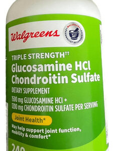 Walgreens Glucosamina Condroitina Força Tripla 1500 Mg Gluco