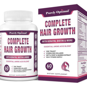 Crescimento Capilar Premium Para Mulheres E Homens - Vitamin