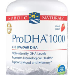 Nordic Naturals Prodha 1000, Morango - 60 Cápsulas Softgel -