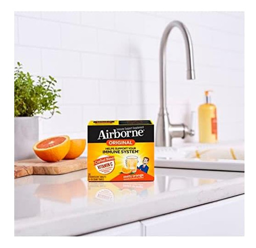 Vitamina C Airborne 1000 Mg 30 Comprimidos Efervescentes - Imagem 10