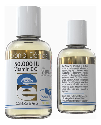 Dames Coloniais De Alta Potência 50000 Iu Vitamina E Blend - Imagem 8