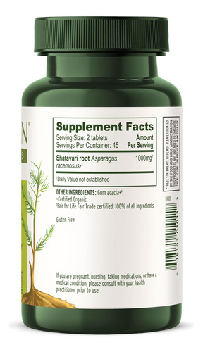 Comprimidos Banyan Botanicals Shatavari - Raiz De Espargos R - Imagem 9