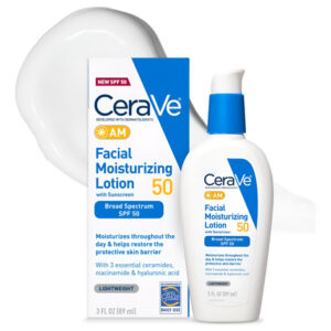 Loção Hidratante Facial Cerave Fps 50, 3 Oz Makeup Cosmetic