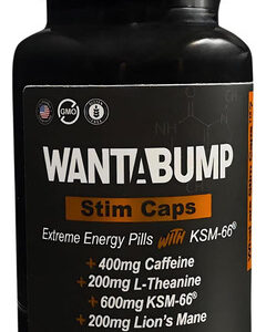 Quero Pílulas De Energia Extrema | 400mg Cafeína | 600 Mg De