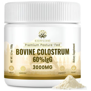 Suplemento De Colostro Bovino Kroppssund Em Pó 3000 Mg - Ext