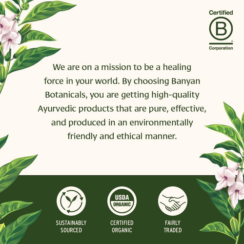 Comprimidos Banyan Botanicals Shatavari - Raiz De Espargos R - Imagem 7