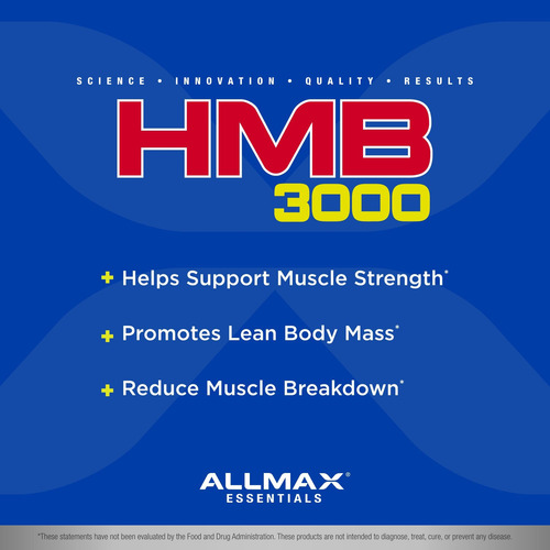 Allmax Hmb Veggie Capsules) - Suporta A Força Muscular E Red - Imagem 3
