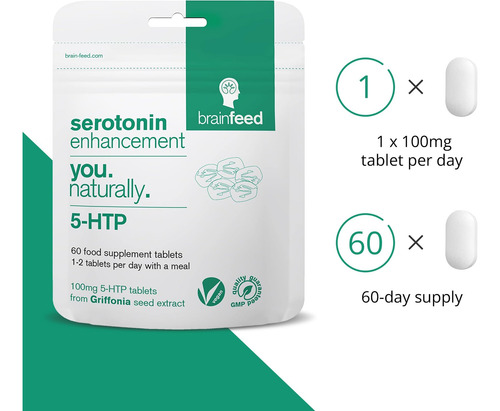 Suplementos De Serotonina (60) | Suporte De Humor Com Seroto - Imagem 3