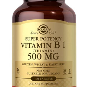 Vitamina B-12 Marca Solgar, 500 Mcg, 100 Comprimidos