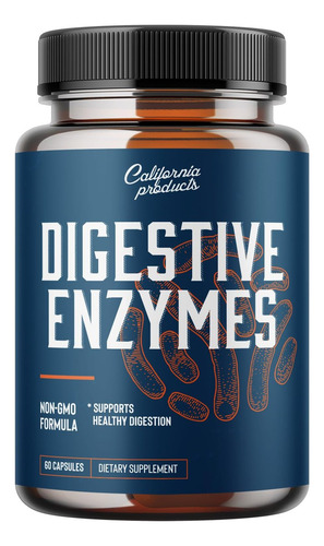 Cápsulas De Enzimas Digestivas Da California Products - Imagem 3