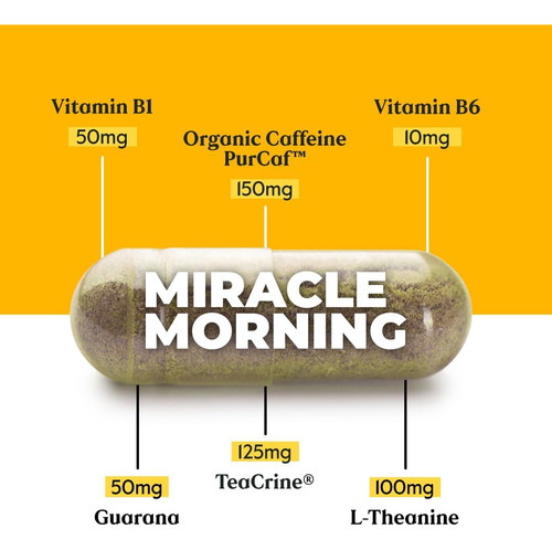 Suplemento Energético Umzu Miracle Morning Com Cafeína E Int - Imagem 2
