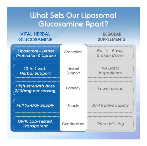 Vital Lipossamina Lipossomal De Ervas Com Condroitina, Msm- - Imagem 7