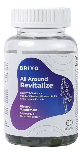 Briyo Revitalize - Boost De Energia E Função Muscular Suport