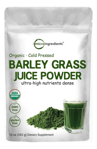 Microingredientes Suco De Grama De Cevada Orgânica Em Pó, 10