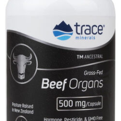 Traços De Minerais | Cápsulas De Órgãos De Carne Bovina Ance