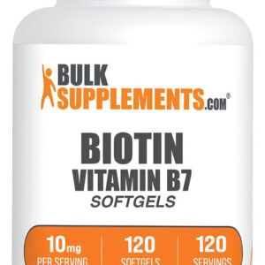 Bulksupplements Biotina 10000mcg - Suplemento Para Cabelo E