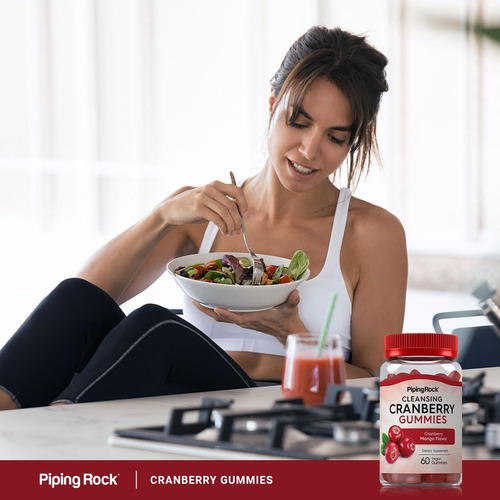 Gomas De Cranberry Piping Rock | 60 Contagens | Sabor Manga - Imagem 6