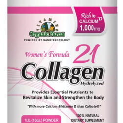Colágeno 21 Hidrolisado - 1lb. (16 Onças) - Suplemento De Co