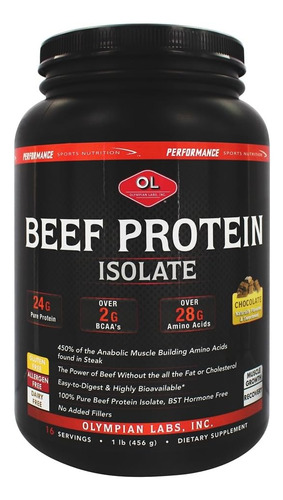 Pó De Isolado De Proteína De Carne Olímpica De Laboratórios, - Imagem 2
