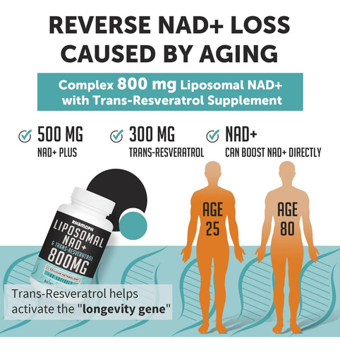 Nad Lipossômica Rhamófolo+ 800 Mg Com Trans -resveratrol 300 - Imagem 4