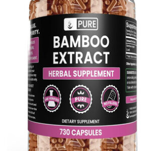 Ingredientes Originais Puros Extrato De Bambu (730 Cápsulas)