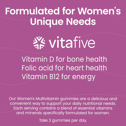 Gomas Multivitamínicas Femininas Vitafive, Melhor Multivitam - Imagem 2