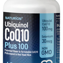 Naturion Ubiquinol Coq10 Mais 100-kaneka Ubiquinol, Vitamina