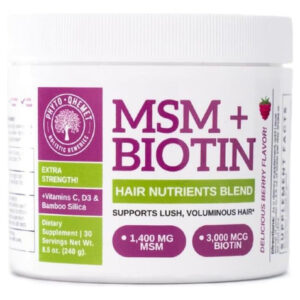 Mistura De Nutrientes Capilares Qhemet Biologics Msm + Bioti