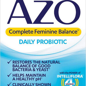 Azo Complete Feminine Balance Probióticos Diários Para Mulhe