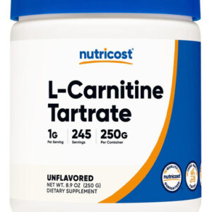 Pó De Tartarato De L-carnitina Nutricost (250 Gramas) - 1 Gr