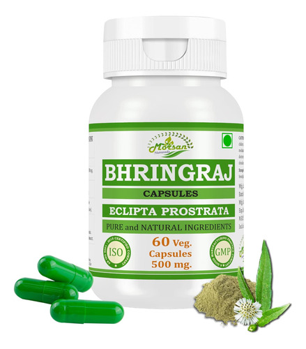 Cápsula Natural De Eclipta Prostrata Para Homens E Mulheres